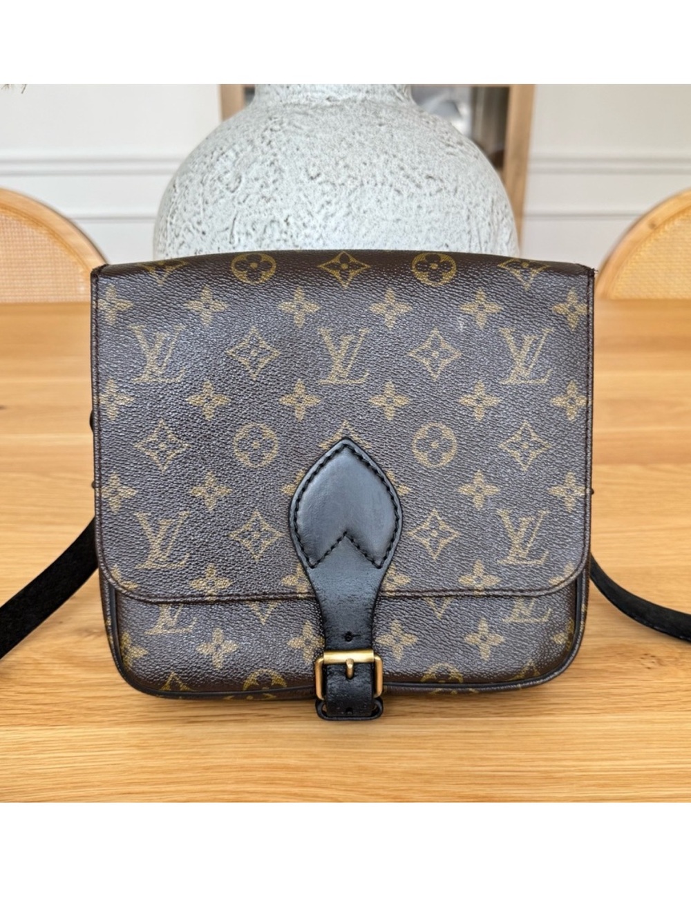 ✅AUTH✅LOUIS VUITTON CARTOUCHIERE MM CROSSBODY BAG